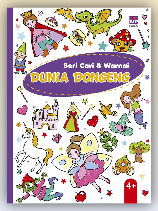Sampul buku Seri Cari & Warnai: Dunia Dongeng