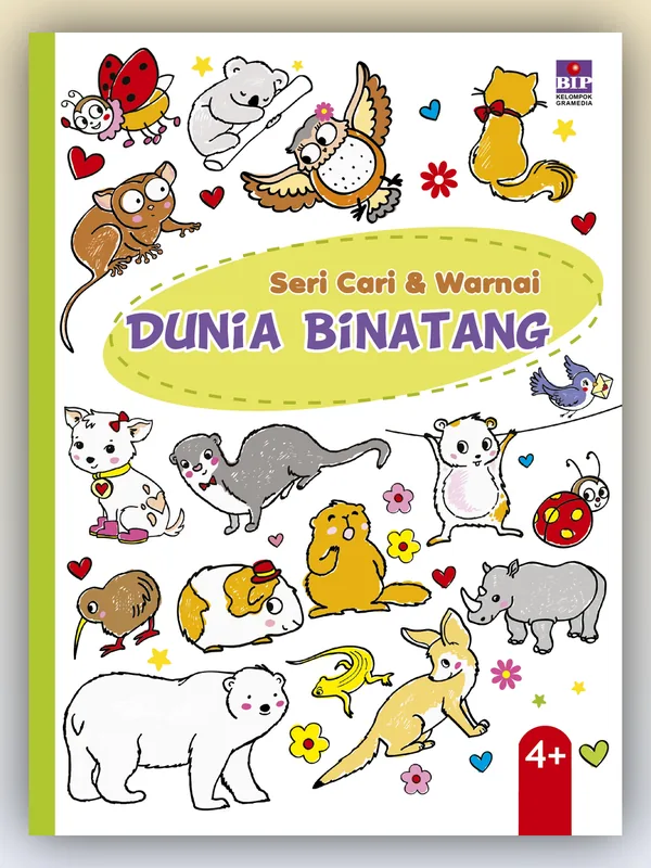 Sampul buku Seri Cari & Warnai: Dunia Binatang