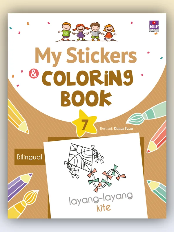 Sampul buku My Stickers and Coloring Book 7