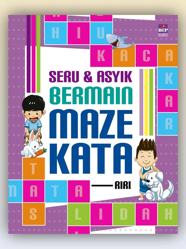 Sampul buku Seru & Asyik Bermain Maze Kata