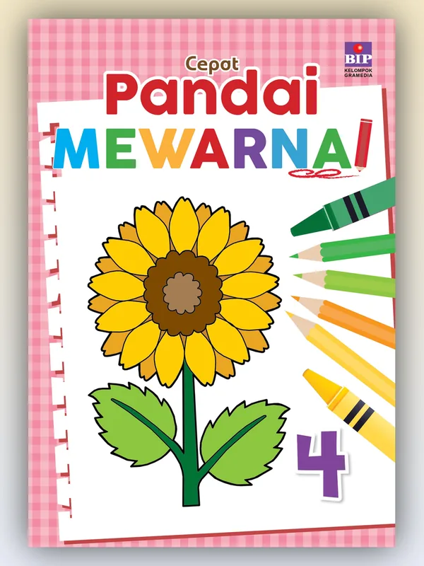 Sampul buku Cepat Pandai Mewarnai 4