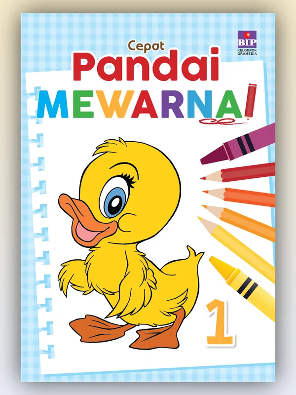 Sampul buku Cepat Pandai Mewarnai 1