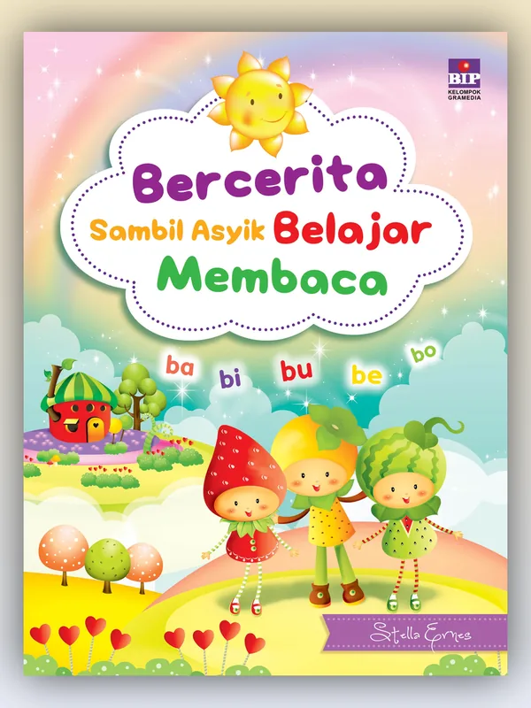 Sampul buku Bercerita Sambil Asyik Belajar Membaca