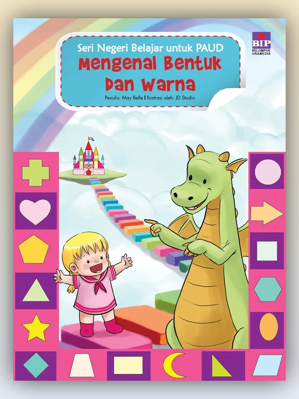 Sampul buku Seri Negeri Belajar untuk PAUD: Mengenal Bentuk dan Warna