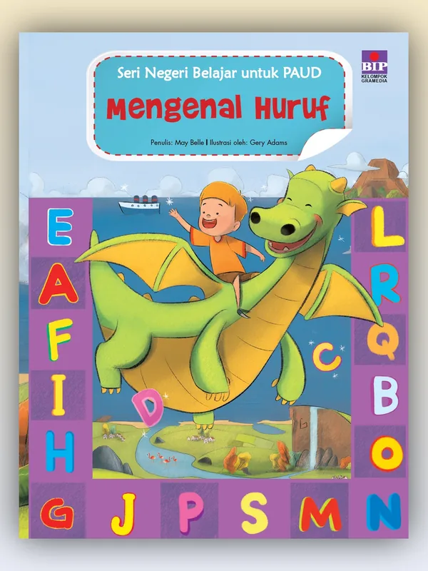Sampul buku Seri Negeri Belajar untuk PAUD: Mengenal Huruf