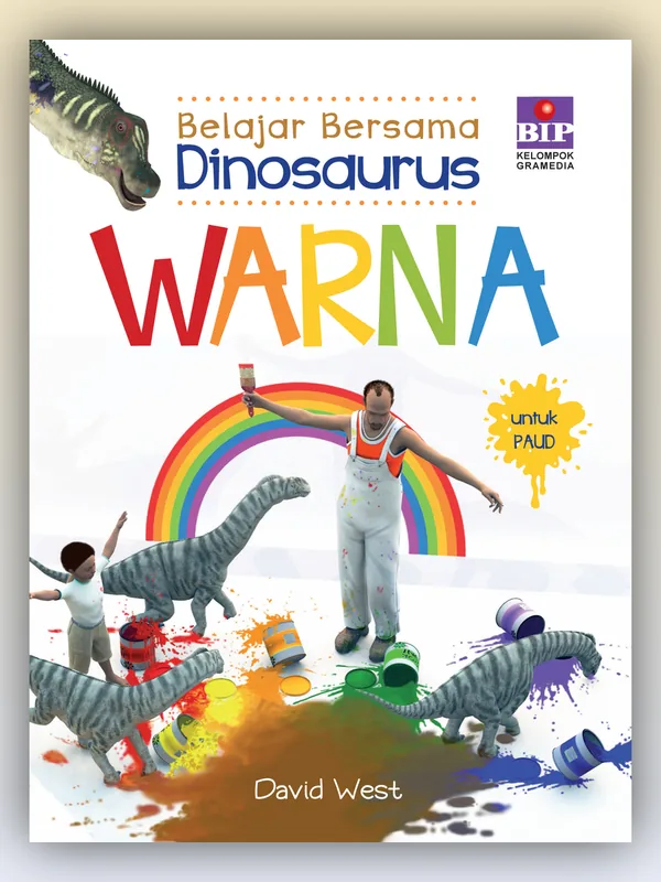Sampul buku Belajar Bersama Dinosaurus: Warna