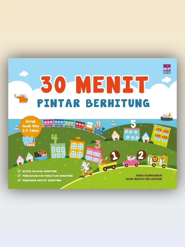 Sampul buku 30 Menit Pintar Berhitung