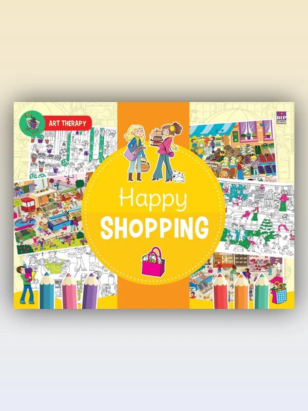Sampul buku Art Therapy: Happy Shopping