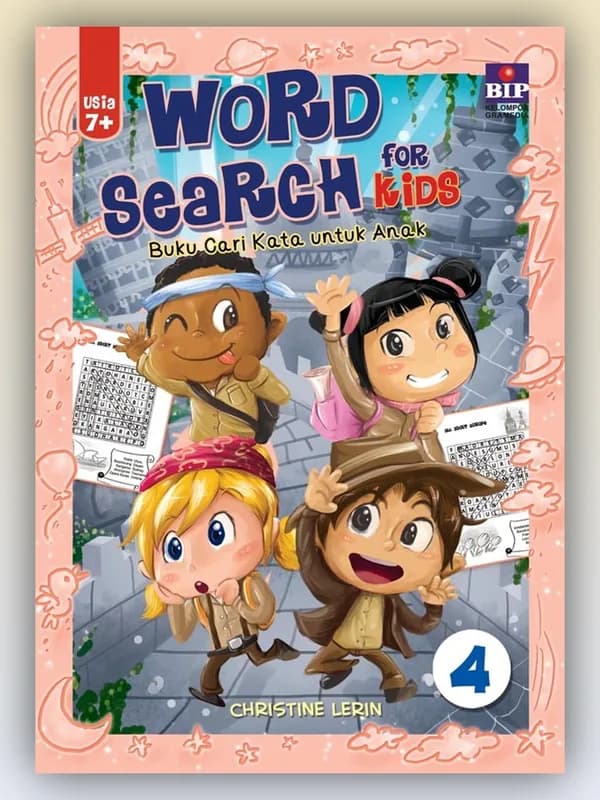 Sampul buku Word Search for Kids 4: Buku Cari Kata Untuk Anak
