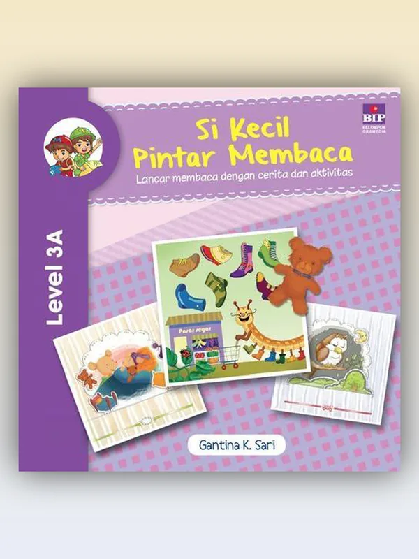 Sampul buku Si Kecil Pintar Membaca 3A