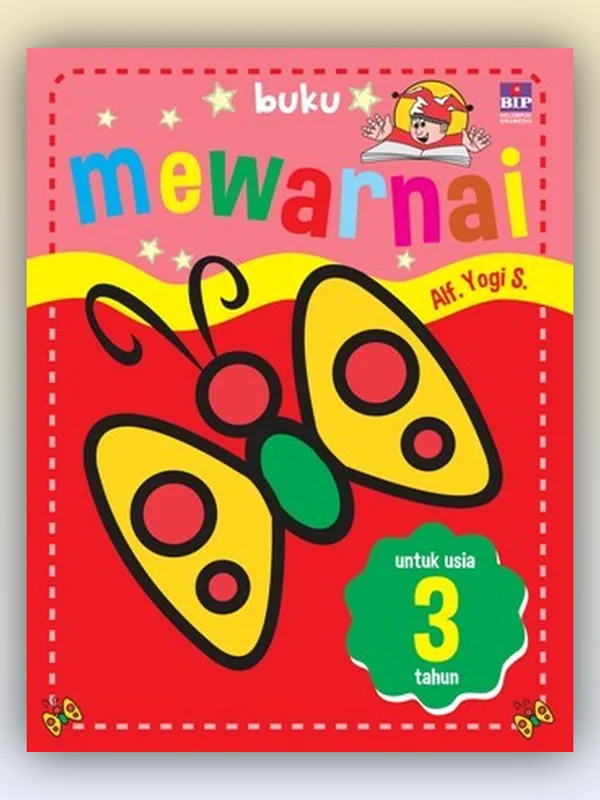 Sampul buku Buku Mewarnai untuk Usia 3 Tahun