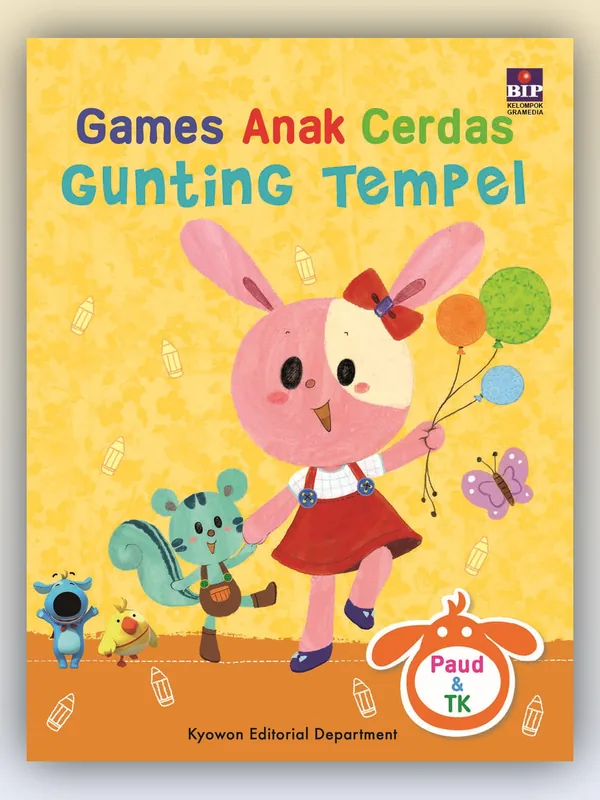 Sampul buku Seri Games Anak Cerdas: Gunting Tempel