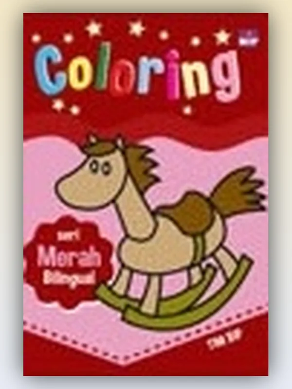 Sampul buku Coloring Merah (Bilingual)