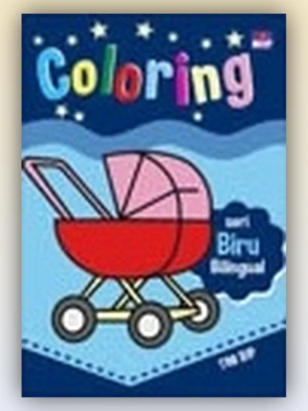 Sampul buku Coloring Biru (Bilingual)