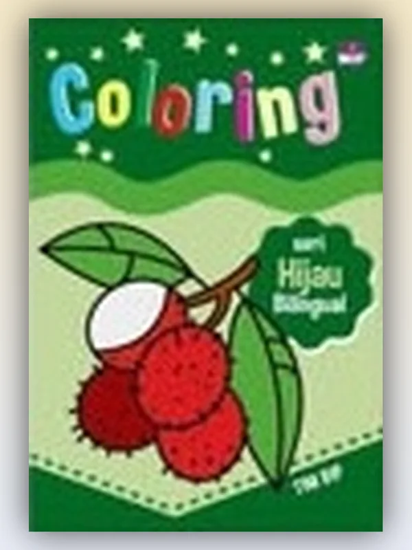 Sampul buku Coloring Hijau (Bilingual)