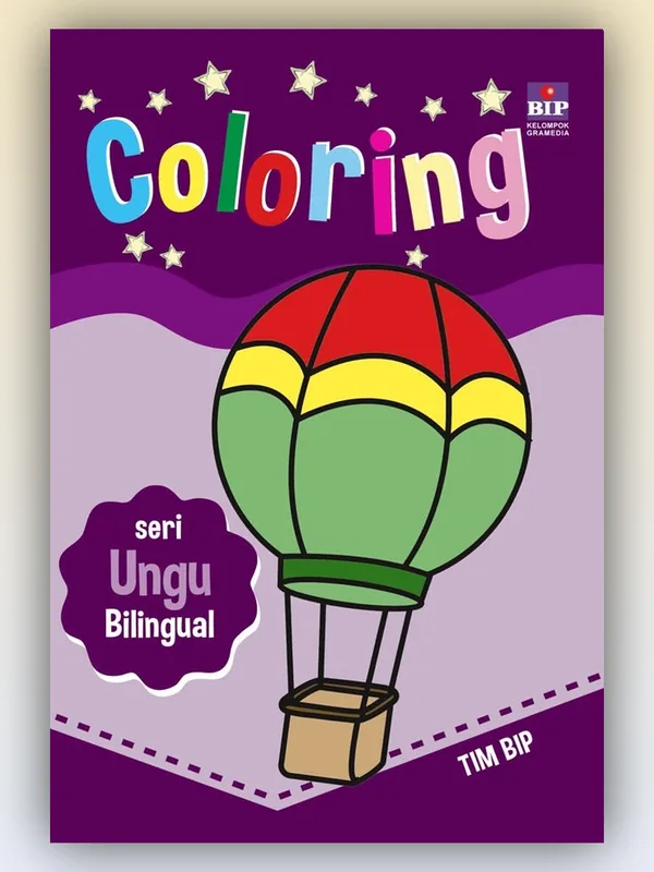 Sampul buku Coloring Ungu (Bilingual)