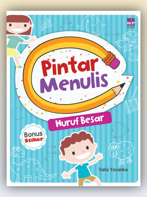 Sampul buku Pintar Menulis Huruf Besar