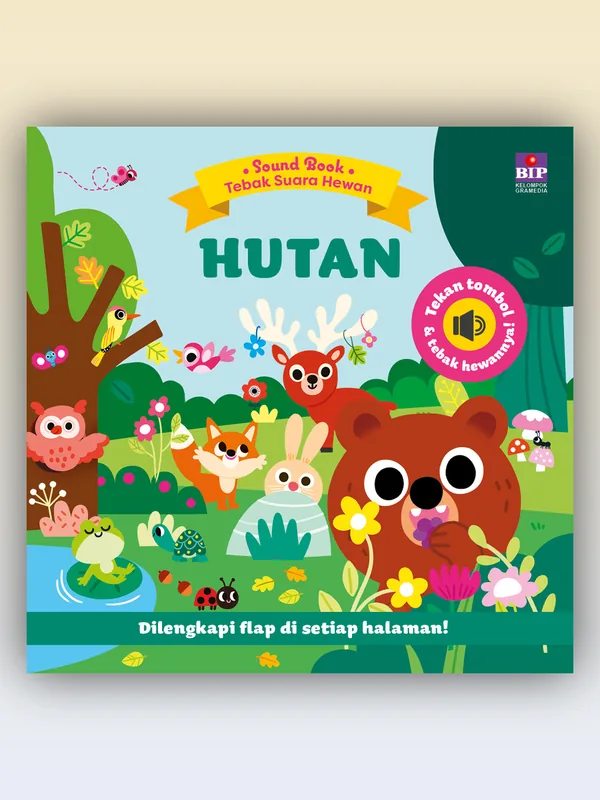 Sampul buku Sound Book Tebak Suara Hewan: Hutan