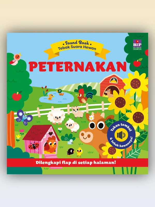 Sampul buku Sound Book Tebak Suara Hewan: Peternakan