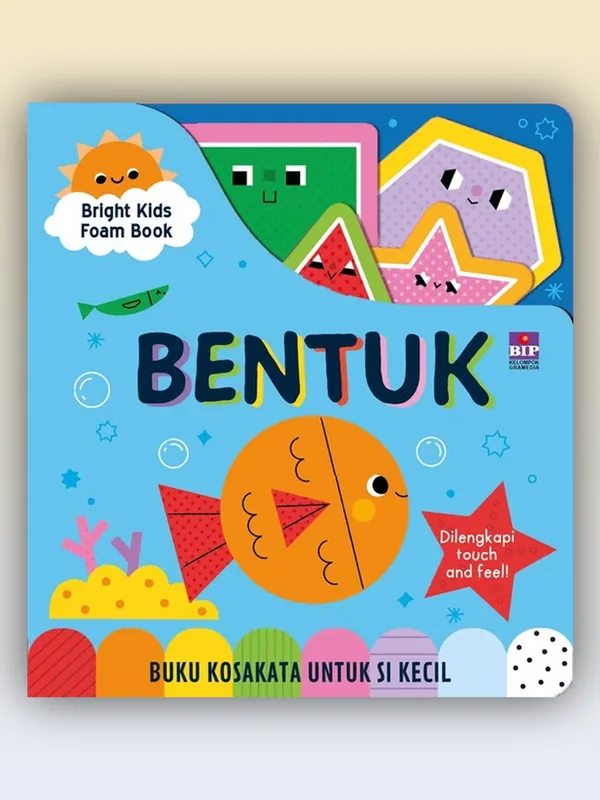 Sampul buku Bright Kids Foam Book Bentuk