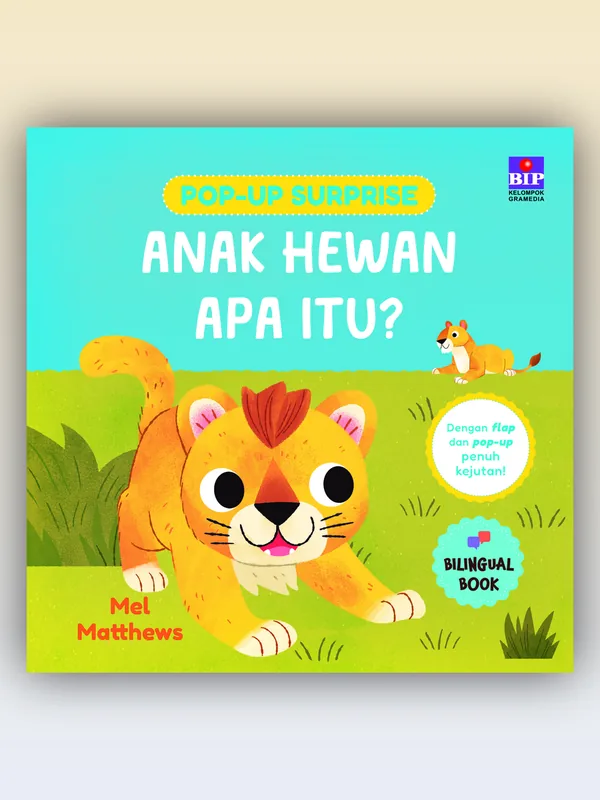 Sampul buku Pop-Up Surprise: Anak Hewan Apa Itu?