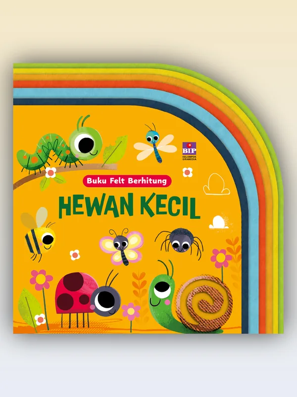 Sampul buku Buku Felt Berhitung: Hewan Kecil