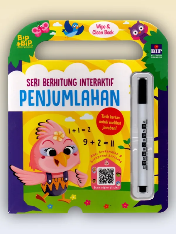 Sampul buku Seri Berhitung Interaktif: Penjumlahan