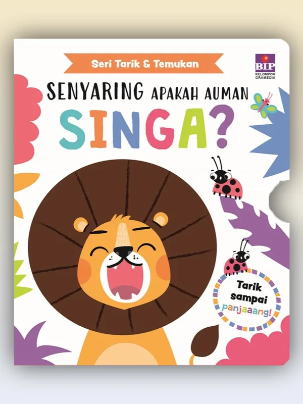 Sampul buku Seri Tarik dan Temukan: Senyaring Apakah Auman Singa?