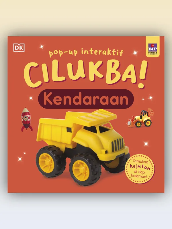 Sampul buku Pop-Up Interaktif Cilukba!: Kendaraan