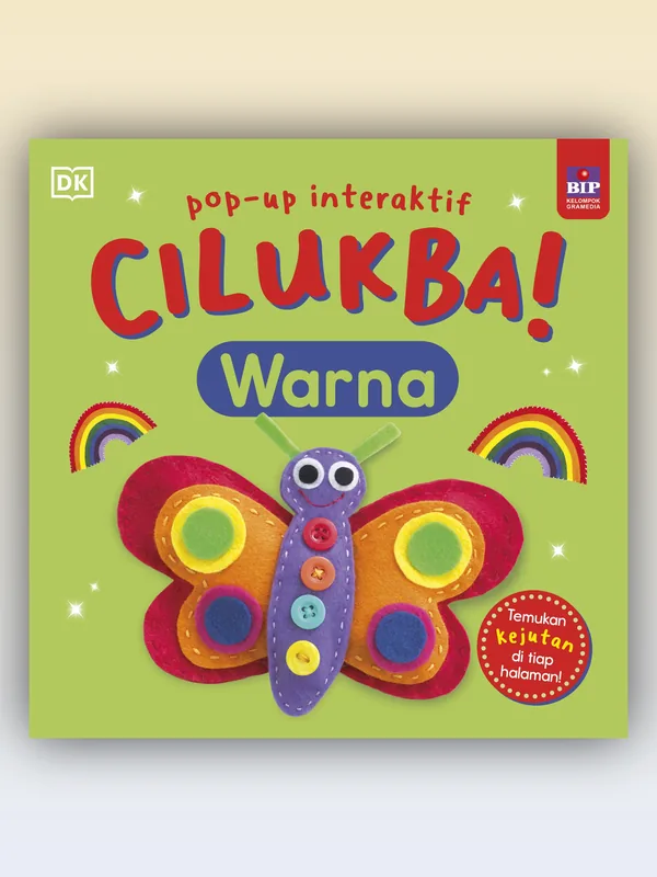 Sampul buku Pop-Up Interaktif Cilukba!: Warna