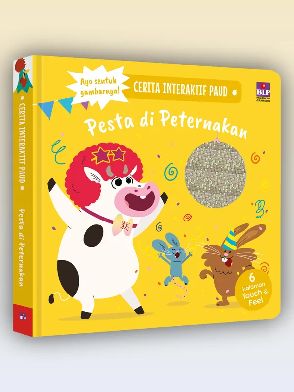 Sampul buku Cerita Interaktif PAUD: Pesta di Peternakan