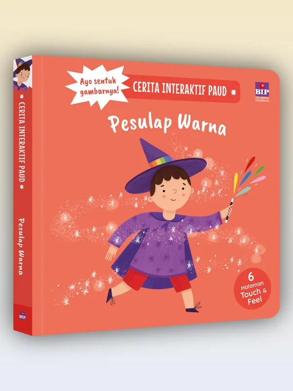 Sampul buku Cerita Interaktif PAUD: Pesulap Warna