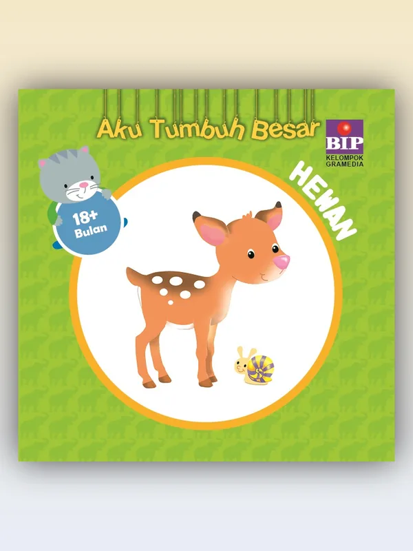 Sampul buku Aku Tumbuh Besar: Hewan (18+ Bulan)