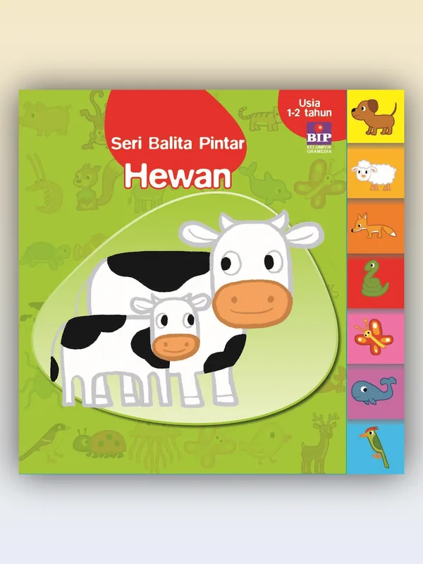 Sampul buku Seri Balita Pintar: Hewan