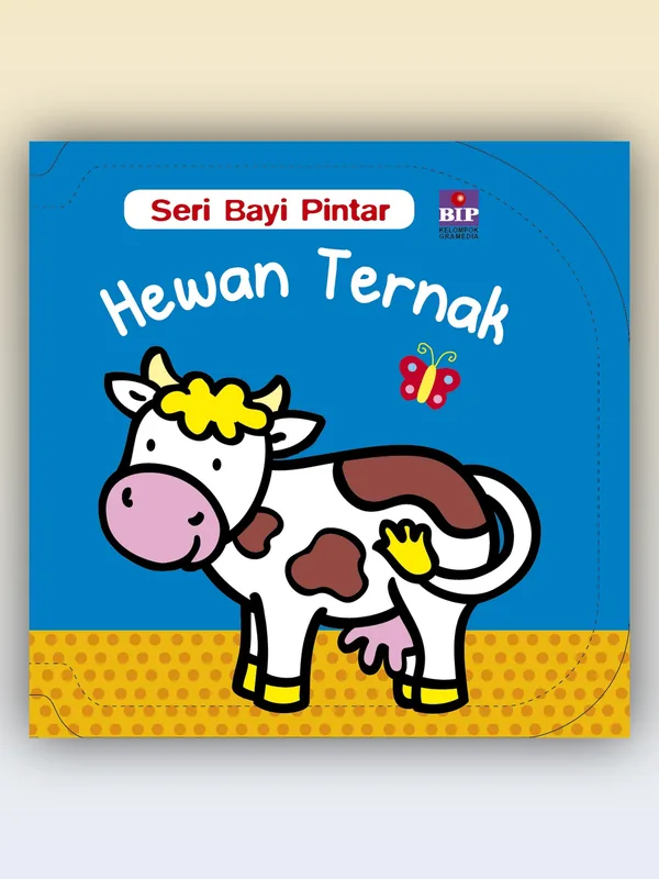 Sampul buku Bayi Pintar: Hewan Ternak (Untuk PAUD)