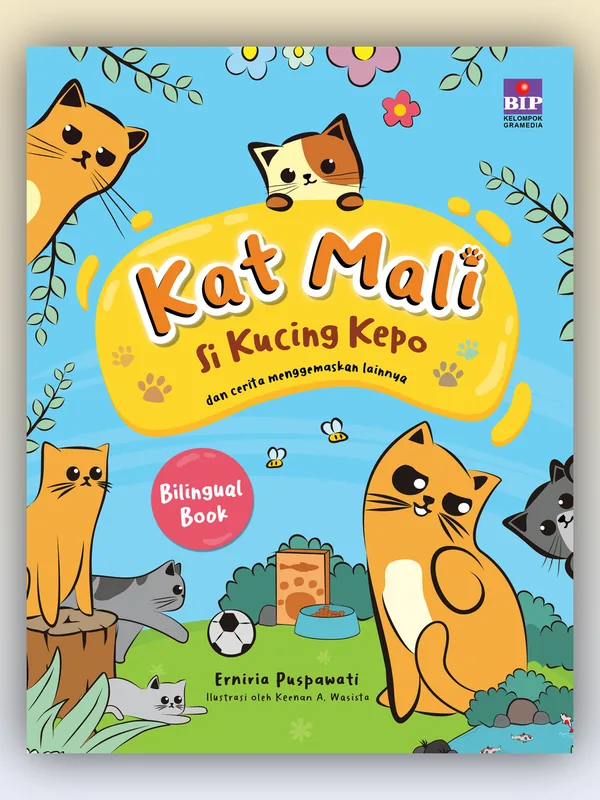 Sampul buku Kat Mali Si Kucing Kepo
