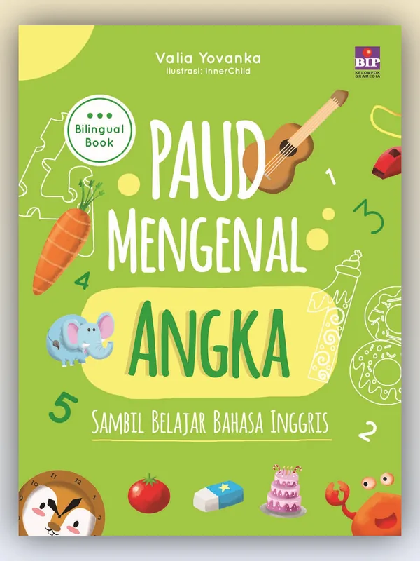 Sampul buku PAUD Mengenal Angka Sambil Belajar Bahasa Inggris