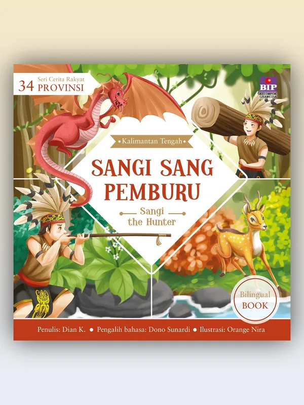 Sampul buku Seri Cerita Rakyat 34 Provinsi: Sangi Sang Pemburu