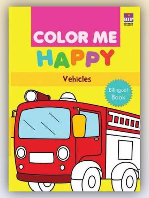 Sampul buku Color Me Happy: Vehicles