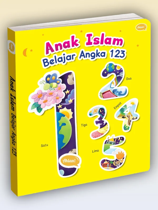 Sampul buku Anak Islam Belajar Angka 123