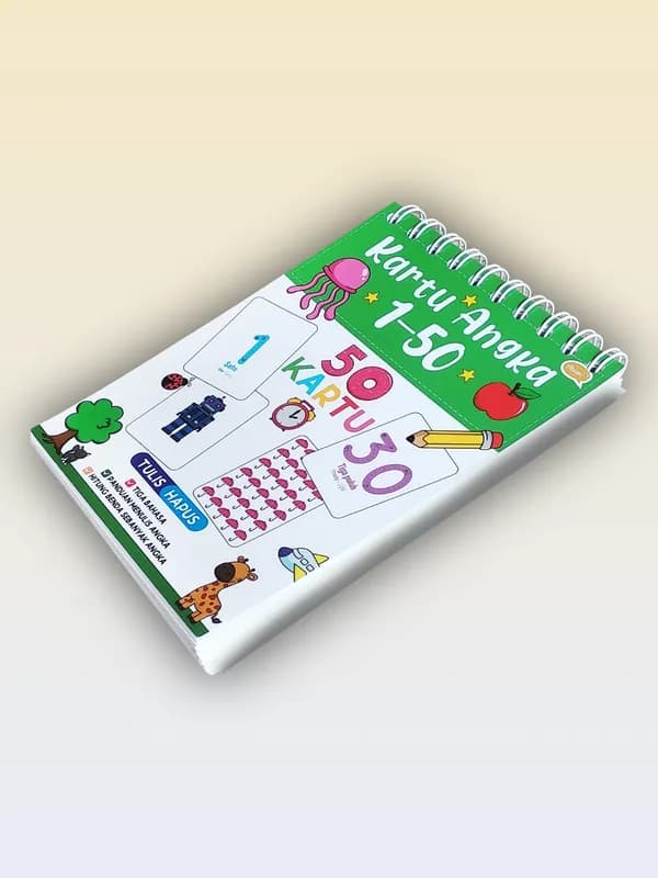 Sampul buku Kartu Angka 1-50