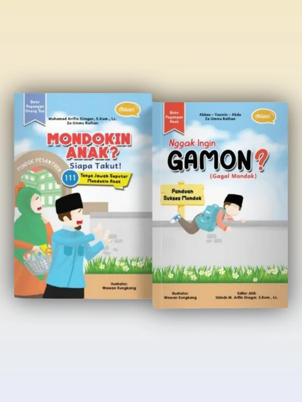 Sampul buku Nggak Ingin GAMON? (Gagal Mondok) + MONDOKIN ANAK? Siapa Takut! (Set)