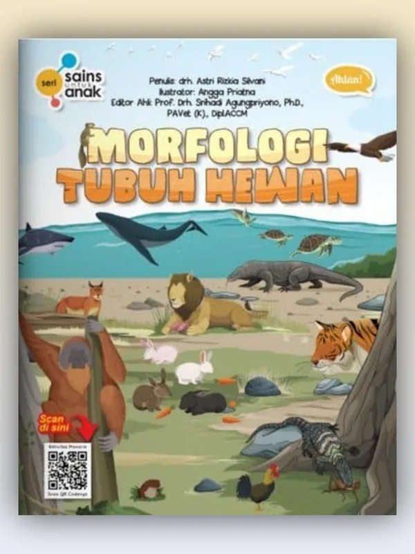 Sampul buku Seri Sains Anak: Morfologi Tubuh Hewan