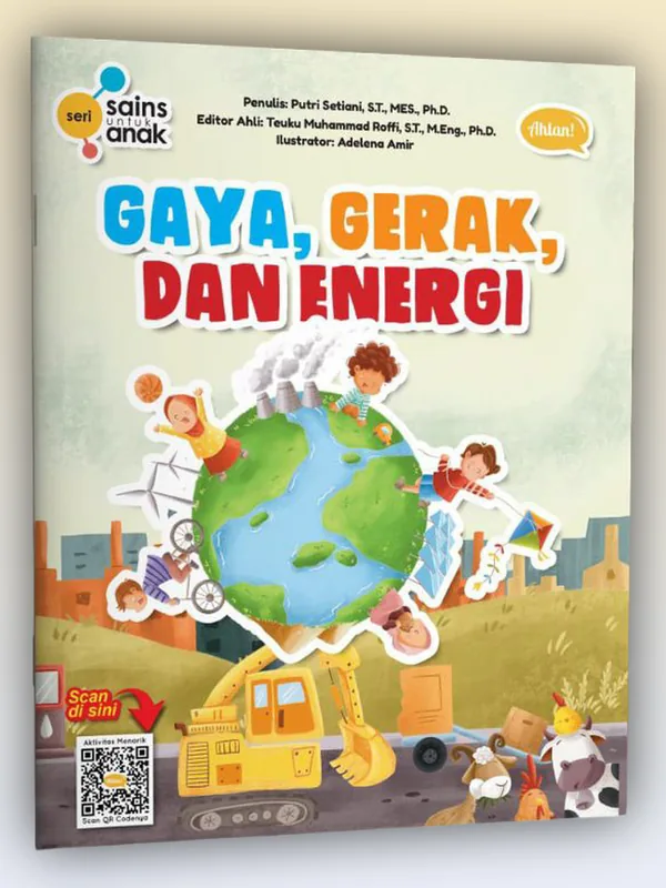 Sampul buku Seri Sains Anak: Gaya, Gerak, dan Energi