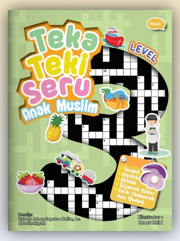 Sampul buku Teka-Teki Seru Anak Muslim Level 3