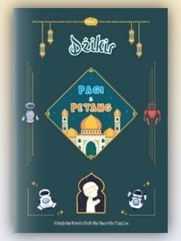 Sampul buku Dzikir Pagi Petang for Kids (Warna Navy)