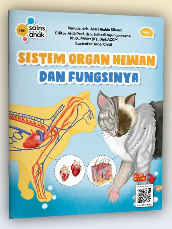 Sampul buku Seri Sains Anak: Sistem Organ Hewan dan Fungsinya