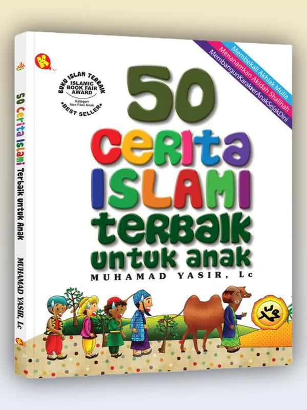Sampul buku 50 Cerita Islami Terbaik untuk Anak
