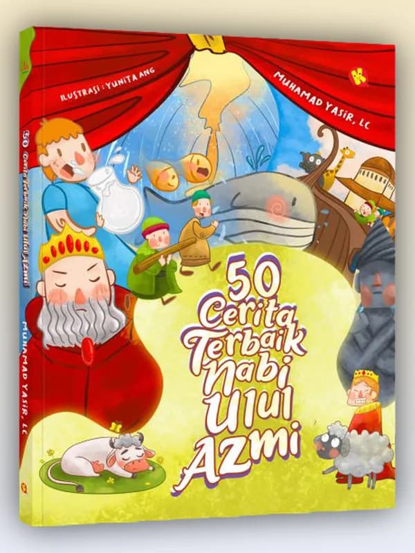 Sampul buku 50 Cerita Terbaik Nabi Ulul Azmi