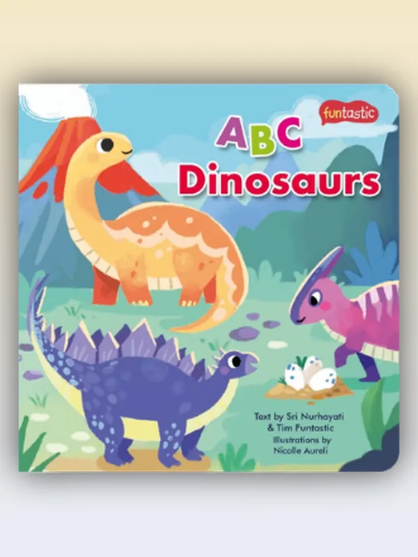 Sampul buku ABC Dinosaurs
